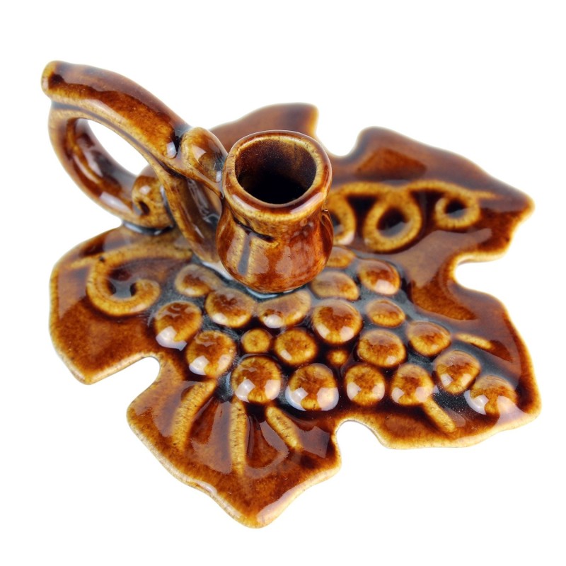 Ceramic Candle holder “Leaf” big