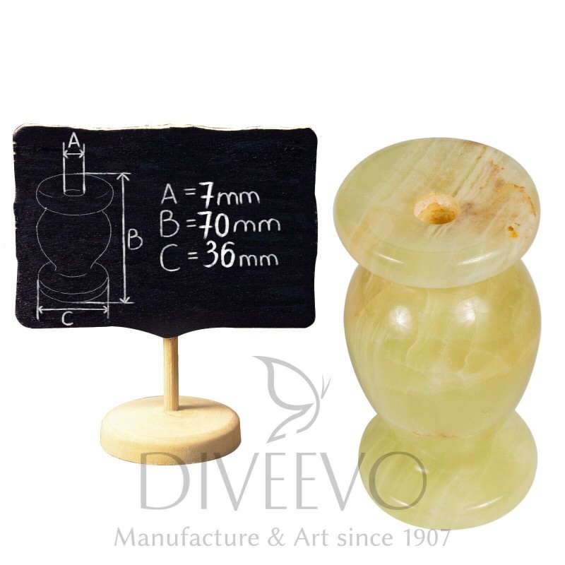 Onyx candle holder "Diveevo" 7 cm