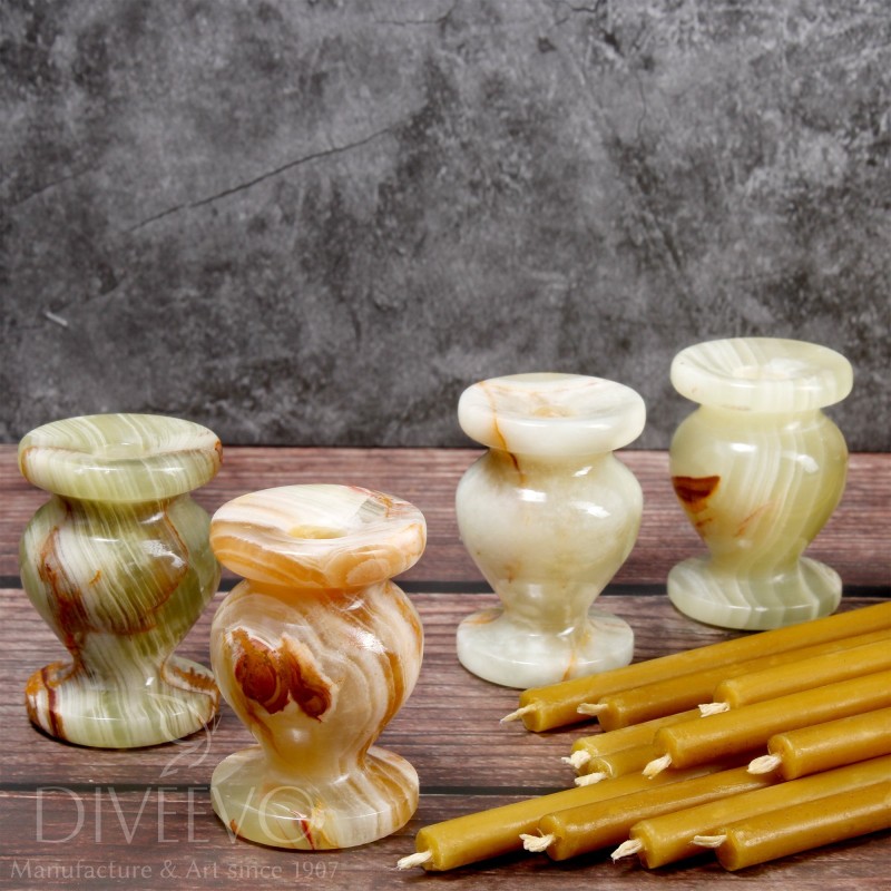 Onyx candle holder "Diveevo" 7 cm