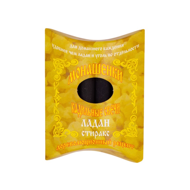 7 pcs candles "Monashenki" with incense
