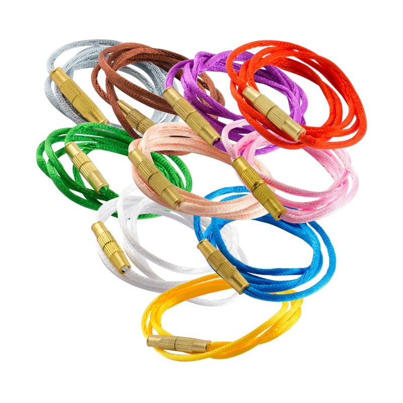 Гайтан детский, 10 цветов, шёлк, закрутка