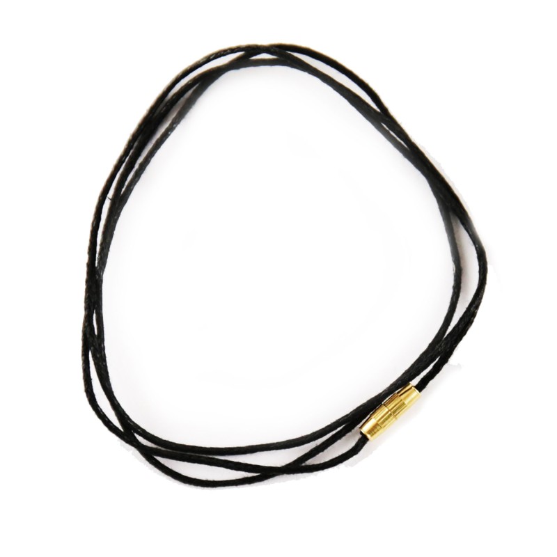 Гайтан чёрный, хлопок, закрутка