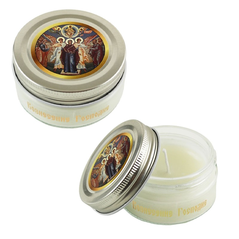 Свеча ароматическая праздничная "Вознесение Господне ", стекло