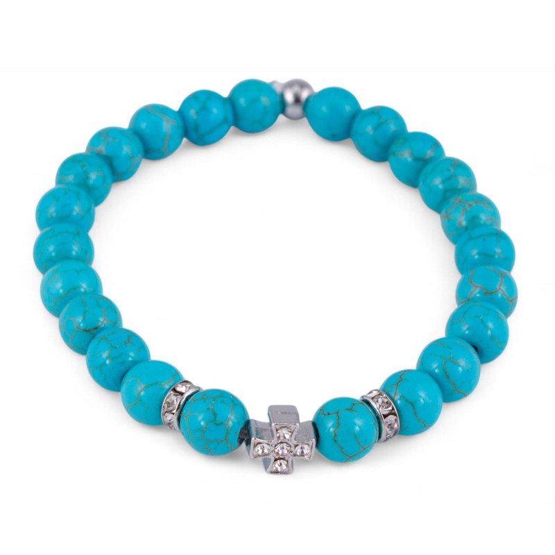 Браслет Бирюза Крест