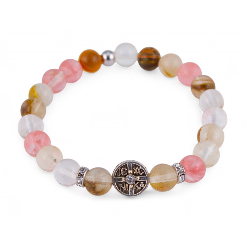 Браслет Арбузный кварц IN XC Nika