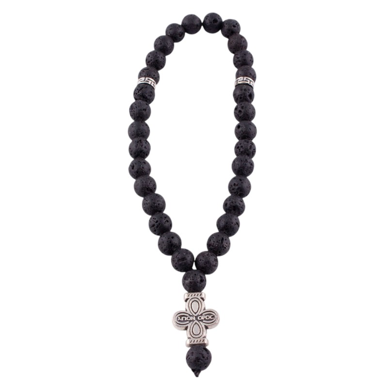 Четки из Лавы вулканической 30 бусин