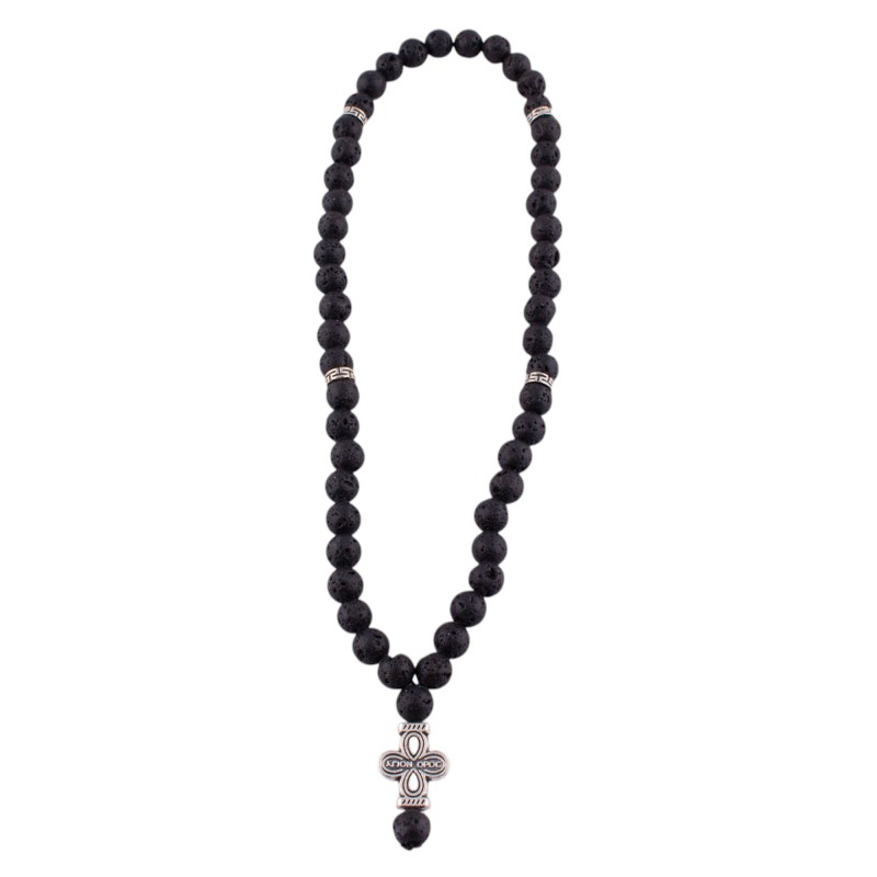 Четки из Лавы вулканической 50 бусин