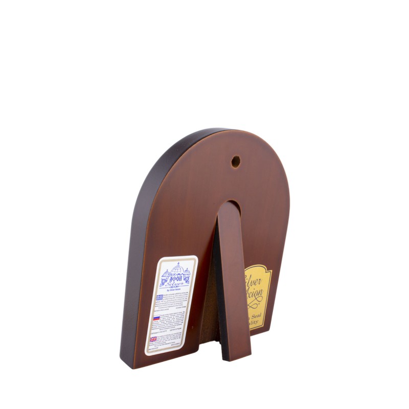 Икона Серафим Саровский 110*130 см в серебре