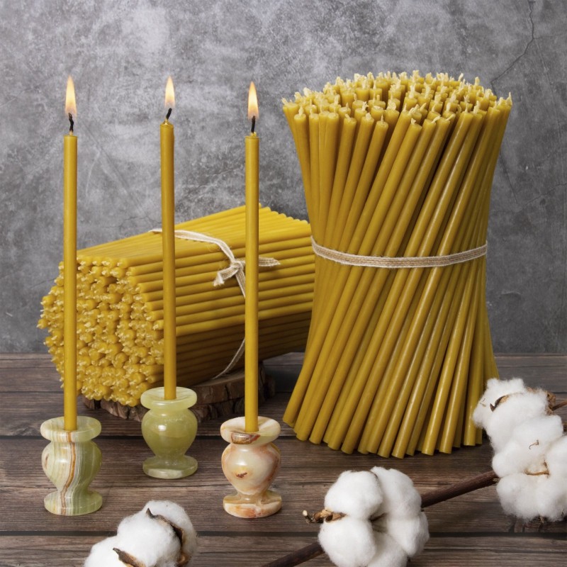 Beeswax Church Candles "Honey" N10