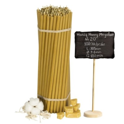 Beeswax Church Candles "Honey" N20