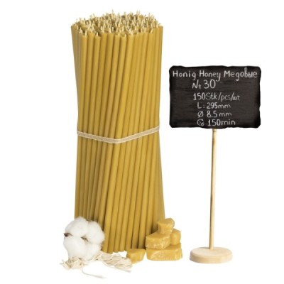 Beeswax Church Candles "Honey" N30