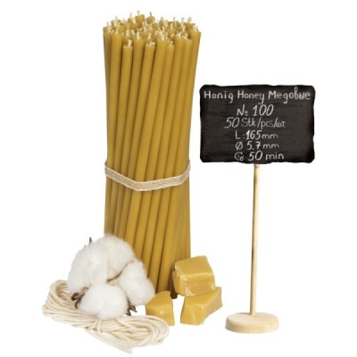 Beeswax Church Candles "Honey" N100