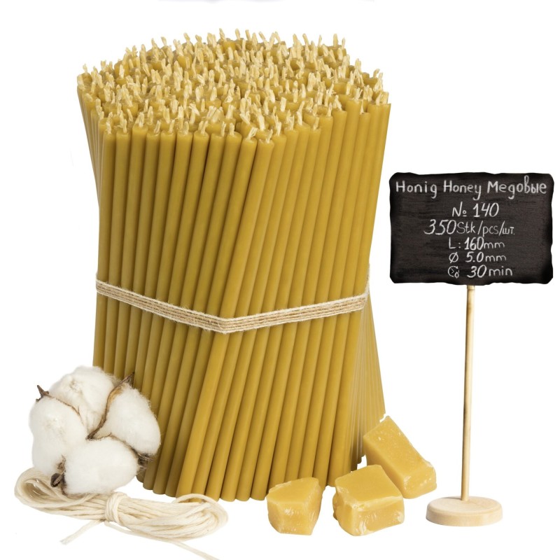 Beeswax Church Candles "Honey" N140